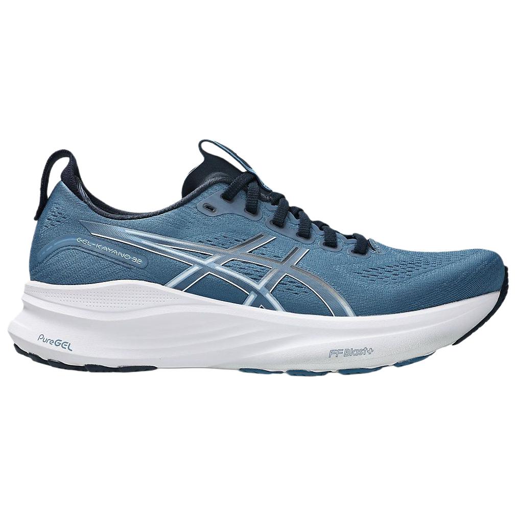 Asics GEL KAYANO 32 Износостойкие Низкие Повседневные Кроссовки для Бега Мужские Синие Кроссовки 1011C054-401
