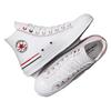 Converse 1970s Simple Everyday High-Top Canvas Shoes Unisex White Red