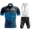 Mens Cycling Jersey Set Short Sleeve Breathable Mountain Road Bike Apparel Riding Gear