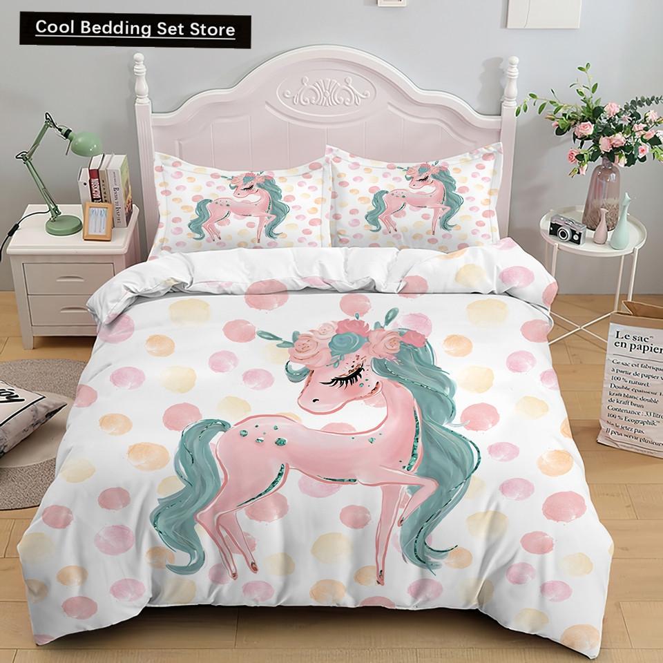 Мультяшный балетный танцующий девочка пододеяльник комплект постельного белья в стиле принцессы для двоих детей для девочек скандинавский покрывало для кровати полный двуспальный размер Queen King