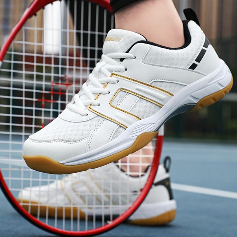 Badminton Shoes for Men Training Lightweight Anti Slip Outdoor Field Tennis Shoes Unisex Sneakers for Men and Women