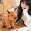 Stuffed Bull Scalper Bull Plush Toys ReaListic Ox Cattle Stuffed Dolls  Christmas