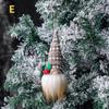Christmas Decoration Glowing Gnome Ornaments Christmas Tree Pendant Faceless Plush Doll New Year Gift