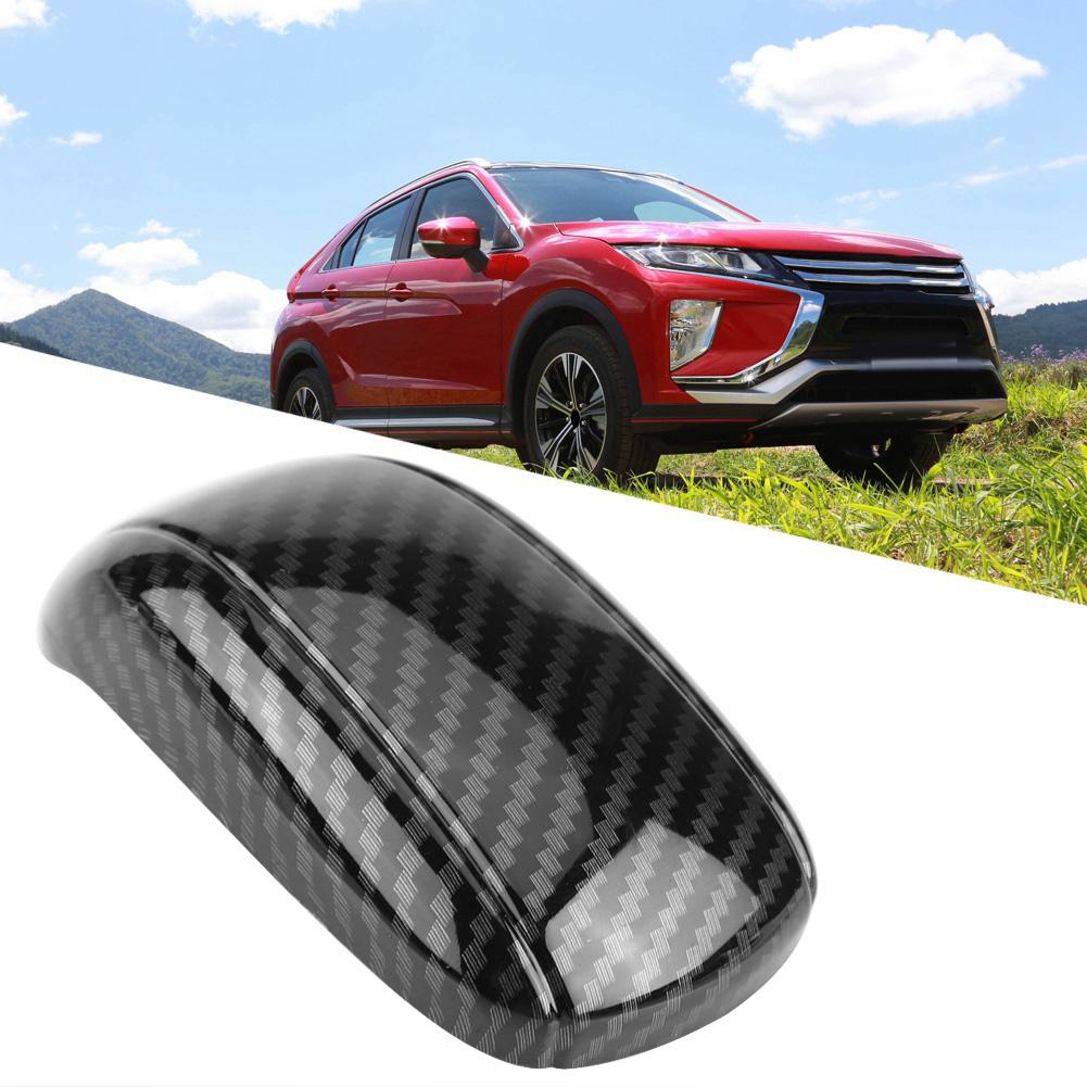 Car Gear Shift Knob Cover Trim Sticker for Mitsubishi Eclipse Cross 17 18 Carbon Fiber
