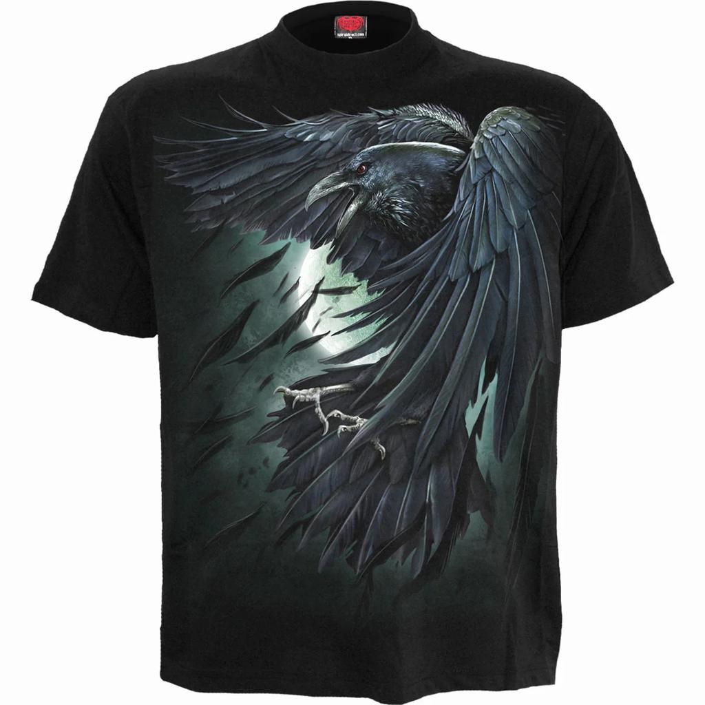 Spiral Direct Childrens/Kids Shadow Raven T-Shirt