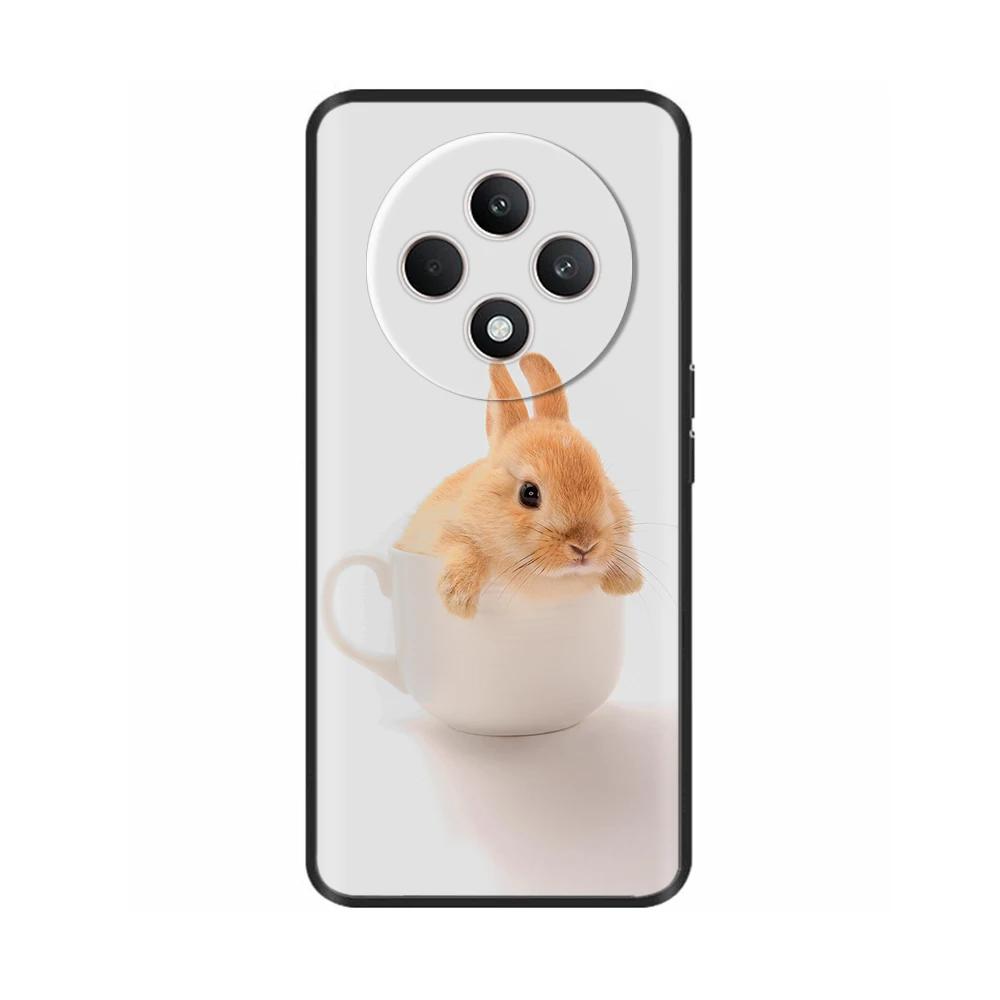 Чехол для Oppo Reno12 F CPH2687 Чехол Милое Сердечко Мягкий Черный Силикон Защитные Чехлы для Reno 12F Reno12F 5G 2024 Fundas