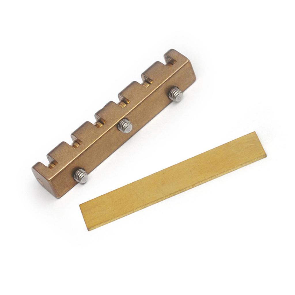 Регулируемая по высоте 6-струнная гитара, электрогитара, латунный роликовый гитарный порожек, раздельная регулировка, запасные части