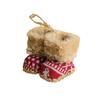 Красный Тканевый Рождественский Сапожок - Креативное Украшение для Дерева из-за Рубежа