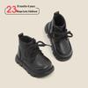 Осенние и зимние детские желтые кожаные ботинки: Вельветовые ботинки Doc Martens для малышей и младенцев