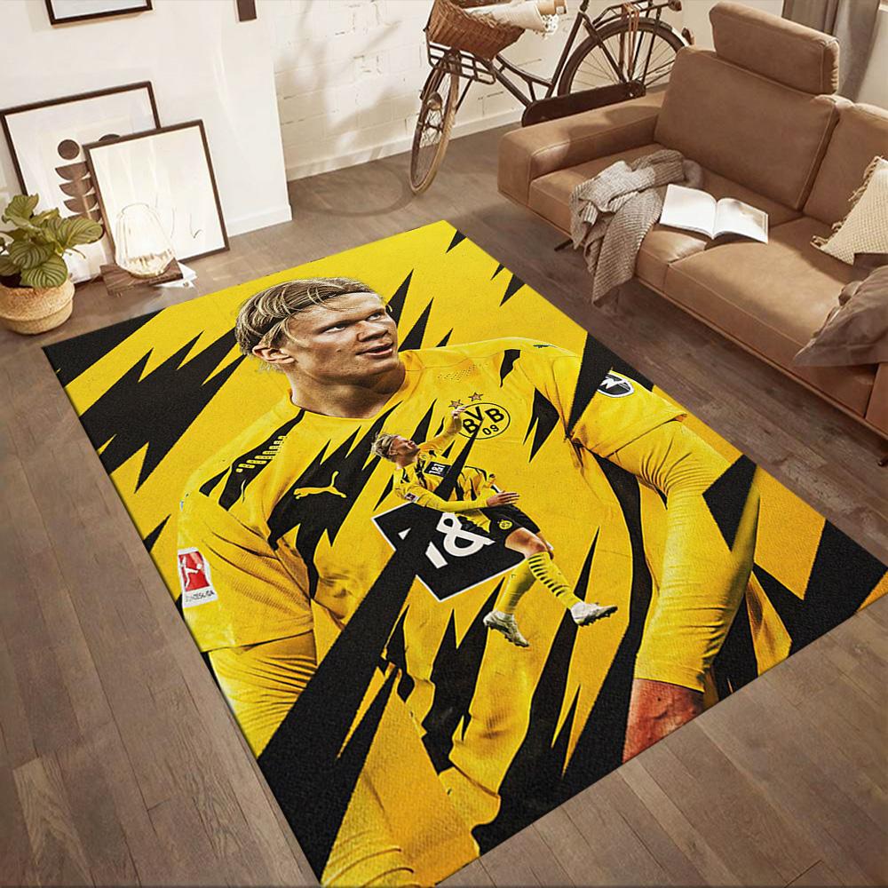 Borussia Dortmund Floor Mat Perfect For Game Room Living Rooms Dining Room Bedrooms Antislip Rug Anime Office Decor Perfect Gift For Friends Family