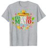 Праздничная футболка Cinco De Mayo Surprise 5 Мая Viva Mexico Смешная семейная графическая футболка Топы Одежда для праздничного отпуска Подарки