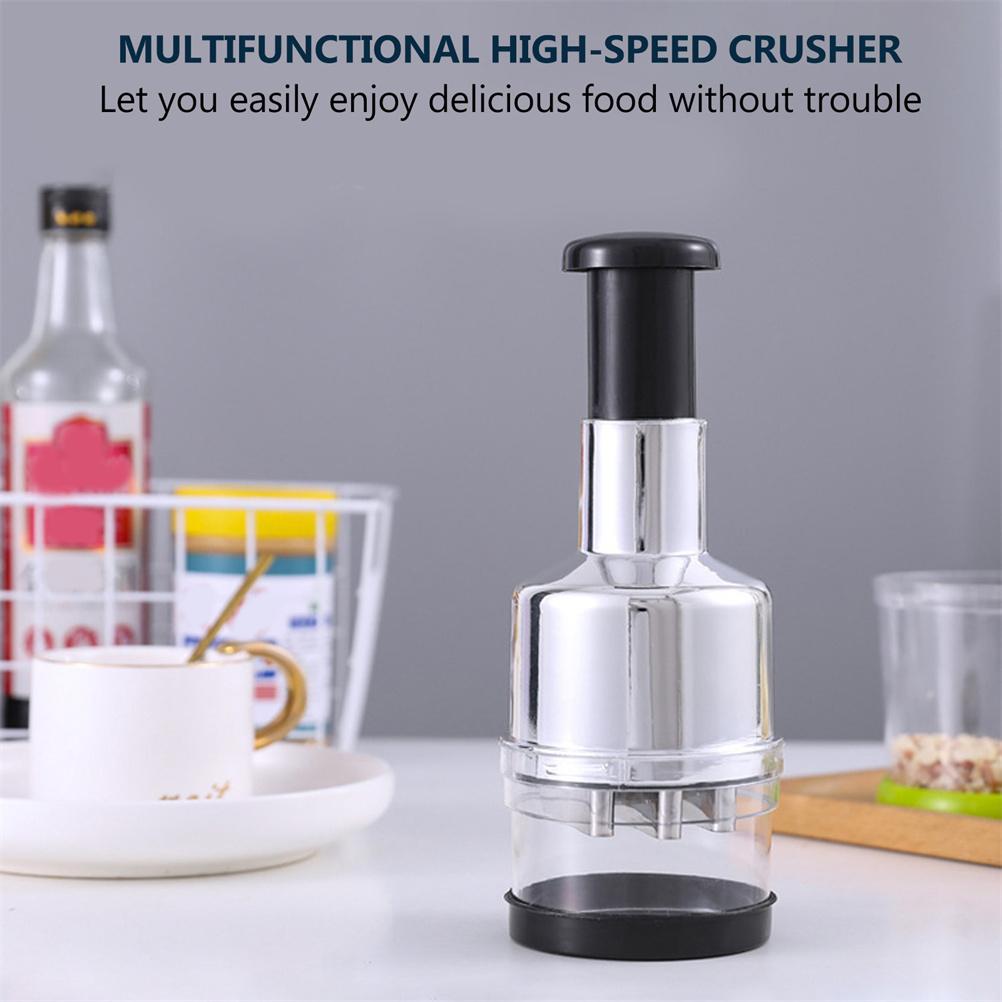 Кухонная Дробилка Ручной Пресс Чеснокодилка Мясорубка Лезвия Из Нержавеющей Стали Ручная Чеснокодавка для