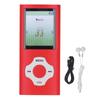 MP3 MP4 Music Player with 68GB Memory Card Support 128GB 1.8inch Digital Display E Book Reader