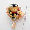 Мини букет цветов Dr Bear Искусственные цветы Подарок на День матери Цветы Ручная вязка Цветок Для выпускного Декор на день рождения