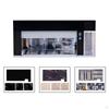 1/64 Car Diorama Display Case Lighted Diecast Vehicle Collector's Garage for Layout