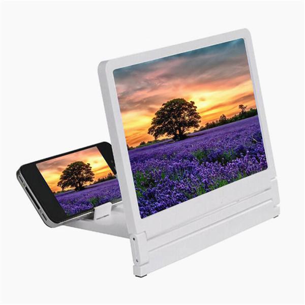 3D киноэкран увеличенная яркая лупа зеленый HD держатель для проектора универсальный мобильный телефон 