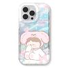 Zhitai iPhone Case for iPhone 12/11/14 - Fits 15Pro & 16ProMax - Cartoon Design with Bracelet