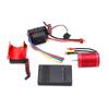 F540 4370KV Brushless Motor with 60A ESC Programming Card Heat Sink Combo Set for 110 RC Car