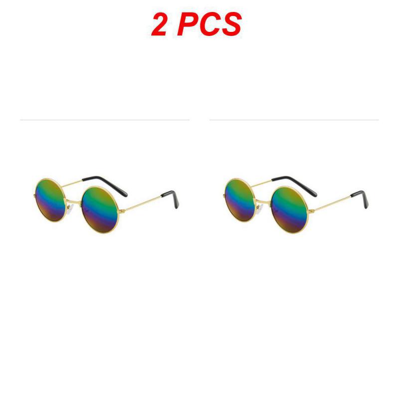 2/4/6PCS Shades Vintage Tac Lens Material Retro Unisex Gafas Sol Mujer Mens And Womens Fishing Camping Goggles Personality