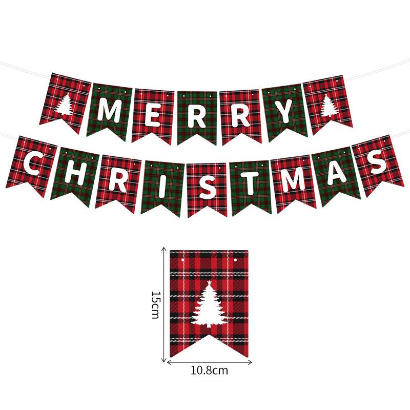 Christmas Hanging Paper Lanterns Cute Cartoon Santa Claus Xmas Tree Paper Lantern Lamps For Christmas Party Decor Photo Props