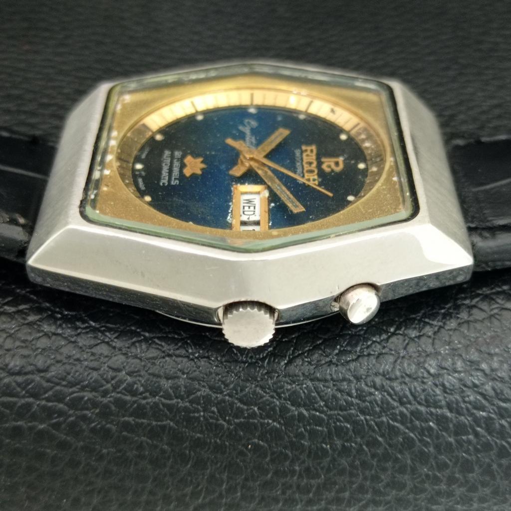 RICOH R31 AUTOMATIC VINTAGE JAPAN MENS ORIGINAL DIAL WATCH a704779-1