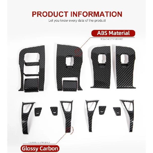 For Tesla Model Y/3/3+ Highland Window Lifter Switch Buttons Cover Trim Frame Button Stickers 2017-2024 Car Interior Accessories