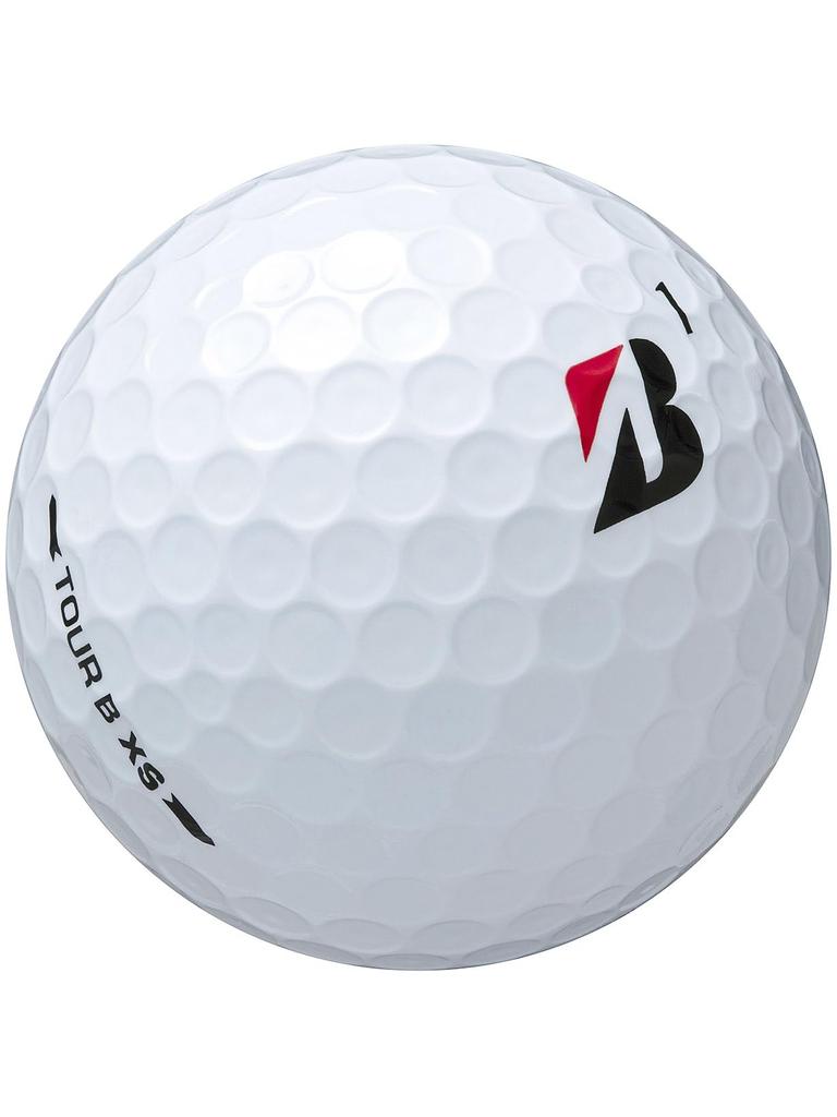 Bridgestone TOUR B XS Гольф 1 рукав S6CXJ Мячи, (3 мяча), Белый/Корпоративный цвет,