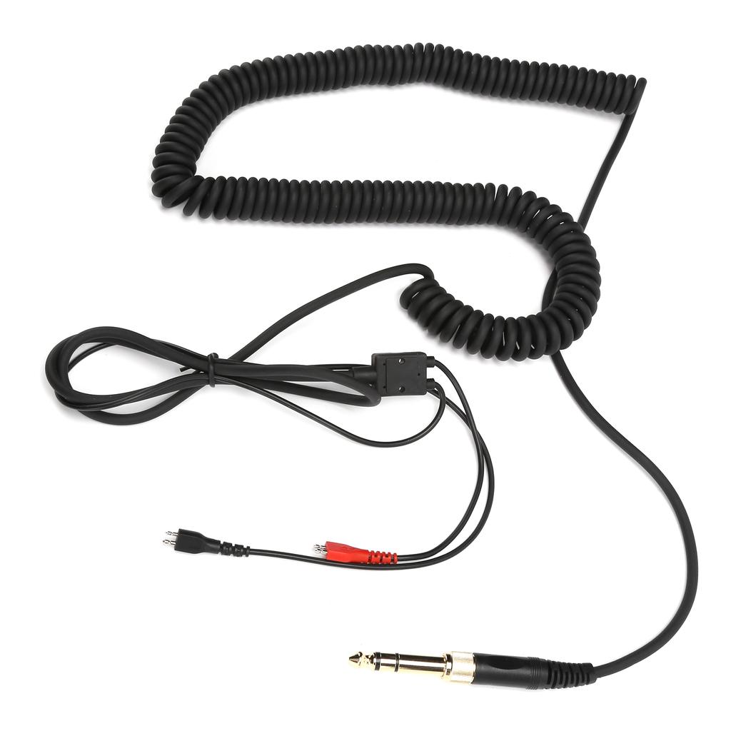 Headphone Coiled Audio Cable with Adapter for HD25 HD560 HD540 HD430 HD250