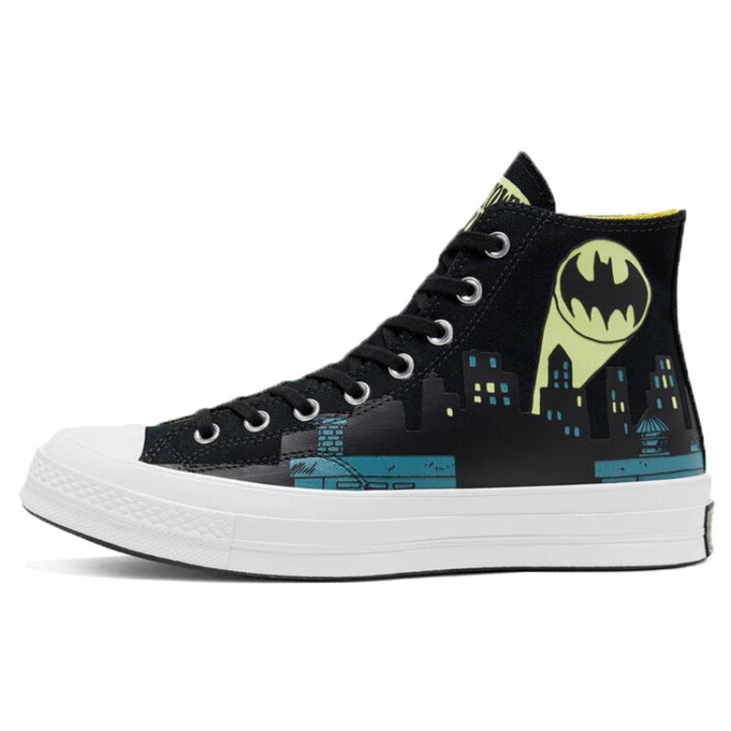 Converse 1970-е Высокие кеды DC Удобные Повседневные Высокие парусиновые Унисекс Черные и Желтые