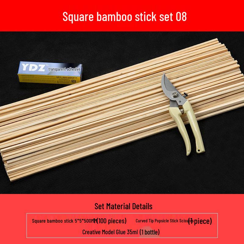 DIY Bamboo Architectural Model Rods