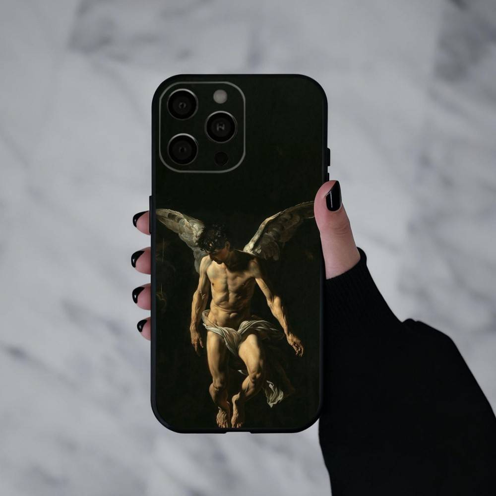 C-Караваджо-O P-Картина-G Чехол для телефона для iPhone 17pro, 16,15,14,13,12,11 X XR Plus, Другие Мягкий Черный Чехол