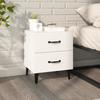 VidaXL Bedside Table White 40x35x47.5 Cm 811988