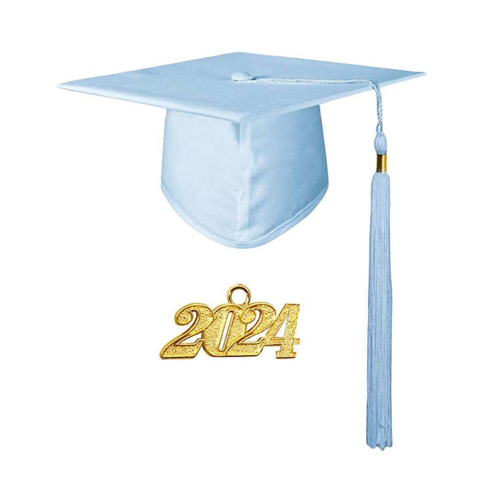 Церемония вручения диплома Выпускная шляпа Поздравления для выпускных вечеринок Унисекс Кепка из миномета