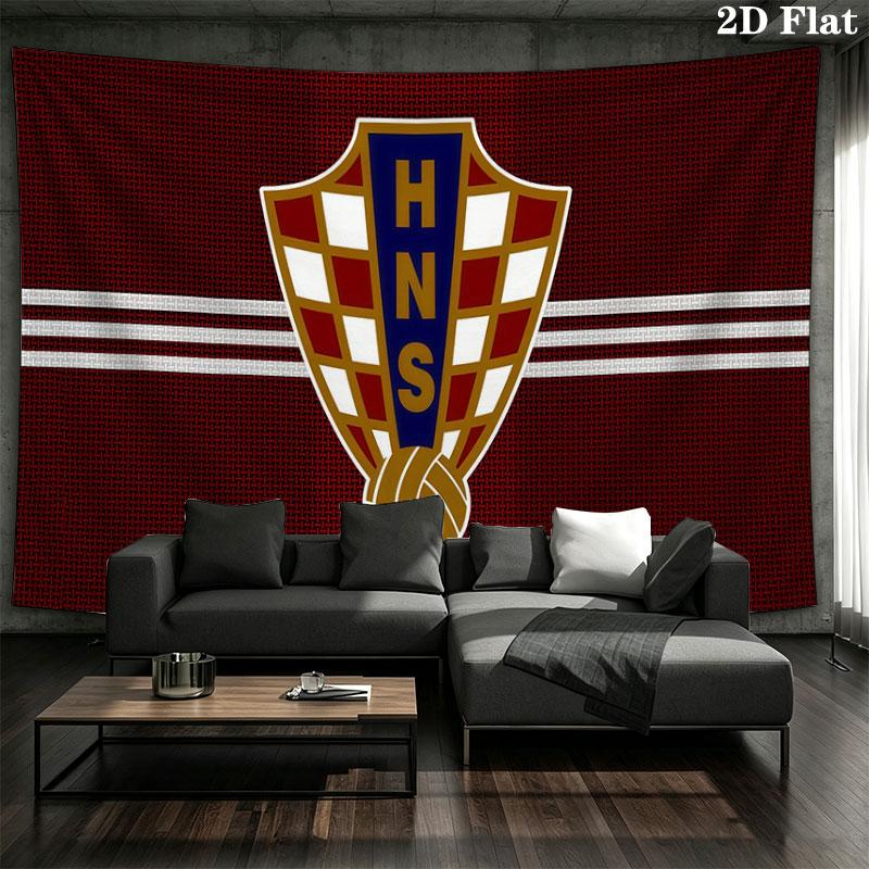 Croatia Wall tapestry, aesthetic printed fabric blanket, suitable for bedroom, living room, and home decor.