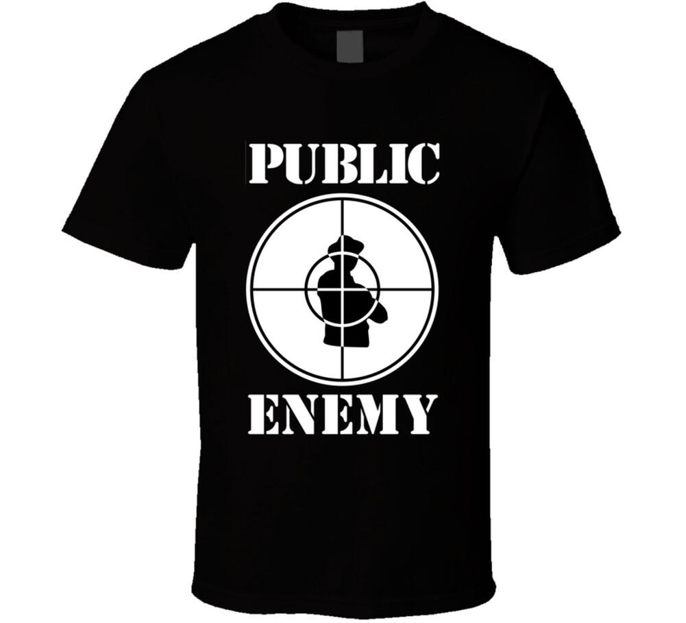 Новый Стиль Логотип Public Enemy Футболка Мужская Женская Футболки Топ