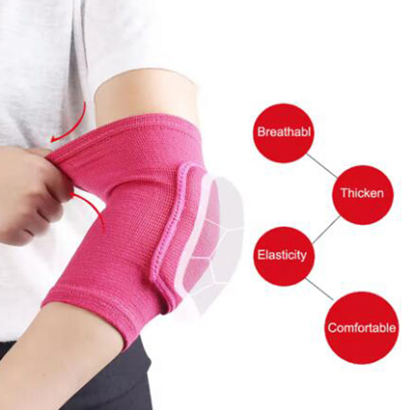 Эластичные налокотники Утолщенные губчатые налокотники Защита коленей Защита Баскетбол Волейбол Спорт Рукав на руку Подушечка Взрослые Дети