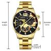 Montre Homme Fashion Mens Sports Watches Luxury Steel Quartz Watch Mens Business Watches Casual Calendar Clock Reloj Hombre