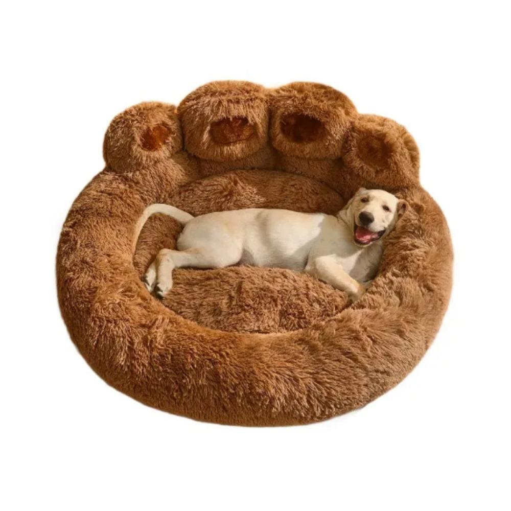 Bear Claw Shape Pet Sofa Nest Bear Paw Four Seasons Universal Cat Nest Winter Plush Kennel Cat Pet Sleeping Mat
