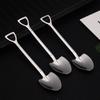 3 Pcs/Lot Iron Catalpa Spoon Thickened Stainless Steel Creative Eating Watermelon Artifact Shovel Spoon Iron Catalpa Spoon Dessert Ice Cream