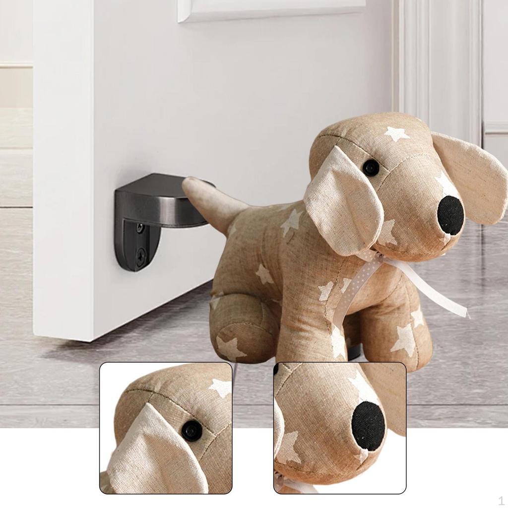 Декоративный упор для двери Собака Утяжеленный упор для двери Скульптура Напольное украшение для рабочего места