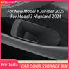 Aiteslcar For Tesla Model Y Juniper   Door Side Storage Box Full-Cover Driver And Co Driver Interior Storage Box Accessories