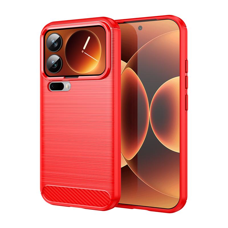 For Cover Xiaomi 17 Pro Case For Xiaomi 17 Pro Max Shockproof Anti-knock Silicone Carbon Fiber Back Case For Xiaomi 17 Pro Case
