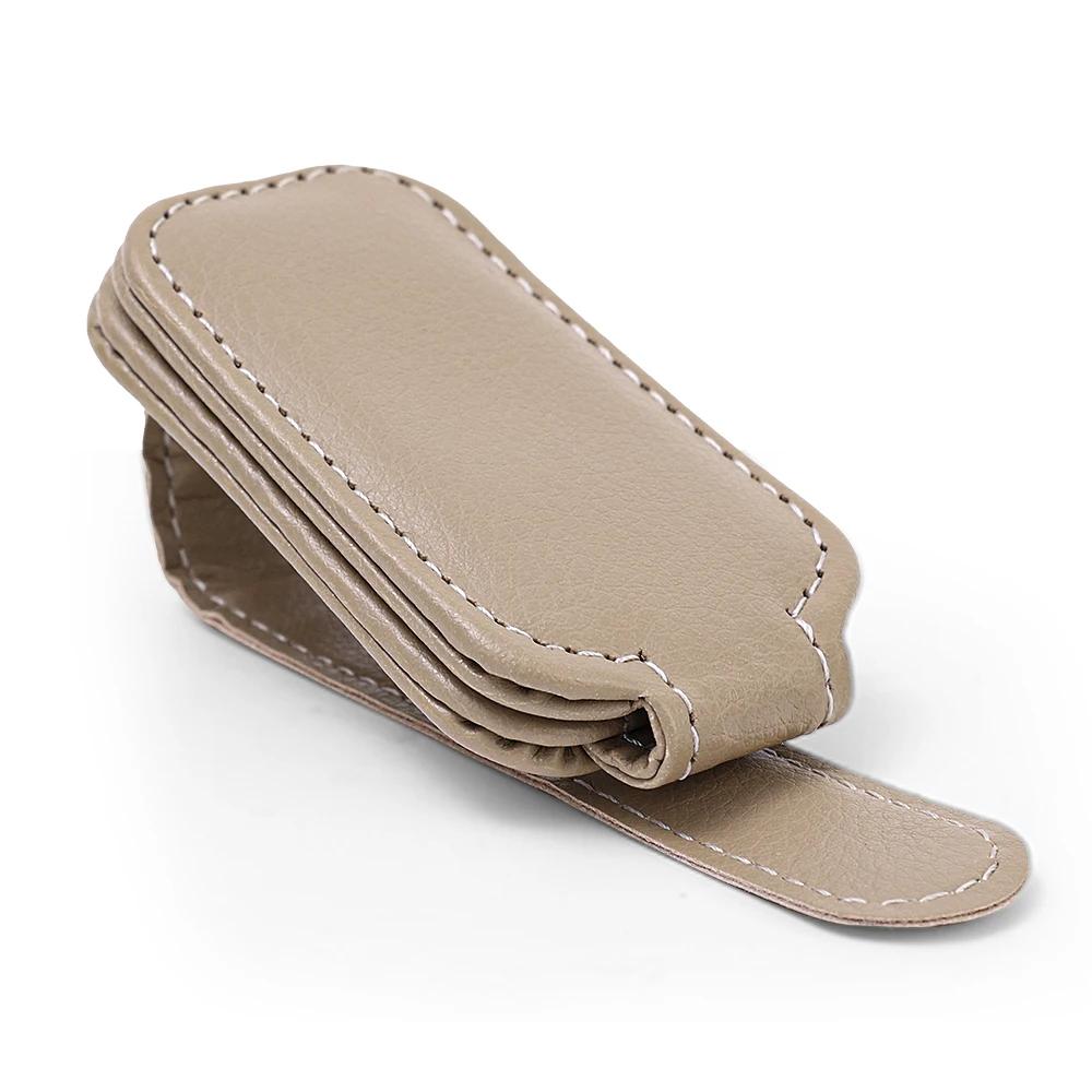 Автомобильный солнцезащитный козырек, держатель оправы солнцезащитных очков, автомобильный футляр для хранения, магнитная вешалка для солнцезащитных очков, зажим для билетов, карточек, крепление для очков, подставка