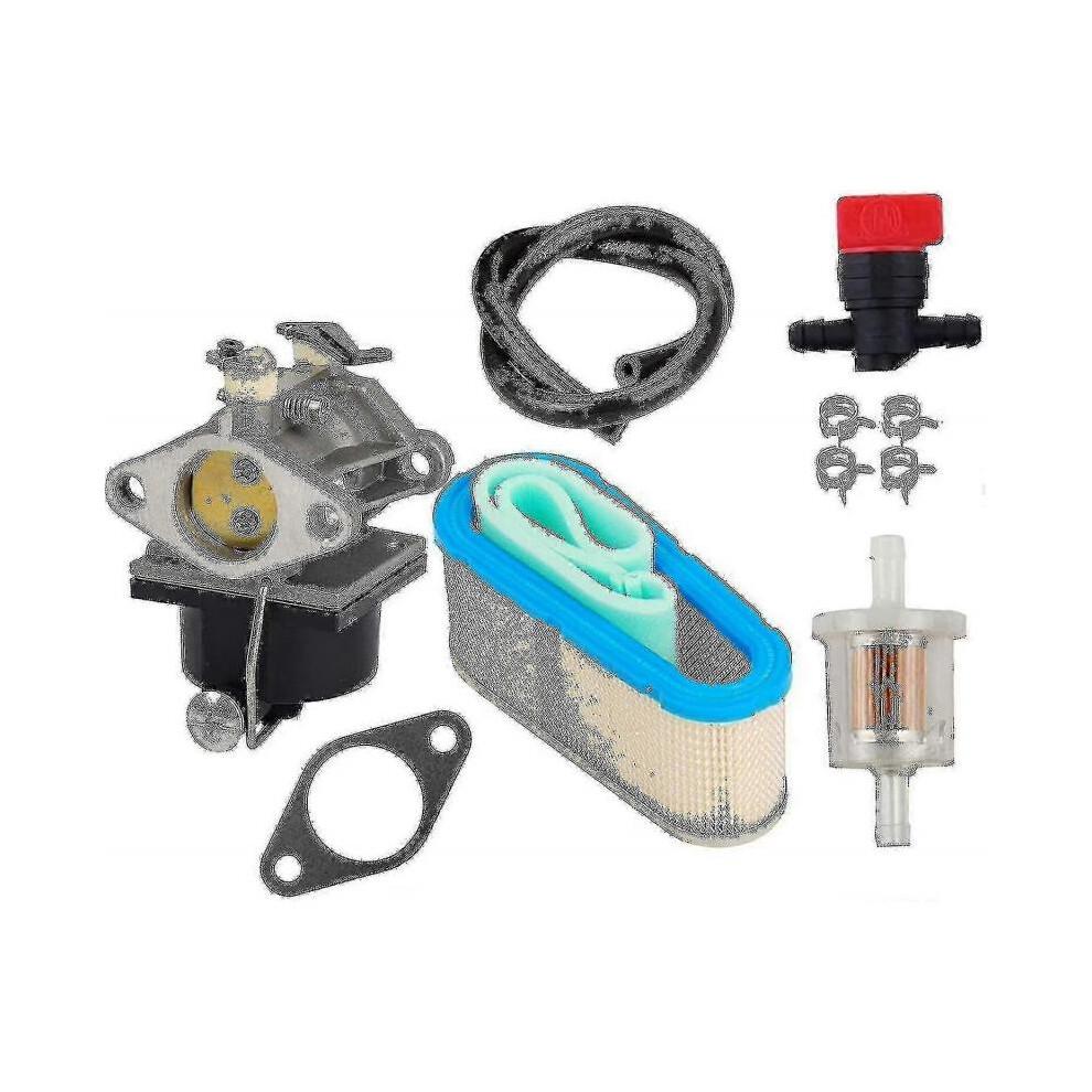 Carburetor Kit with Air Filter, Shut-off Valve, and Fuel Filter - Tecumseh OHV125, OHV130, OHV135