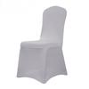 Milk Silk Fabric Elastic Hotel Wedding Dining Chair Banquet Chair Cover Solid Color Banquet Conference Bench Cover