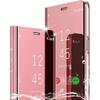 Protective Case - BOOLING - Smart Case Clear View - 360° Shockproof Bumper - Pink