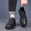 Модные деловые туфли на платформе для мужчин, роскошные брендовые высококачественные туфли-оксфорды для мужчин, повседневная обувь на шнуровке, кожаные мужские новые кроссовки