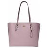 Mollie Fashion Минималистичная сумка-тоут на молнии с регулируемым плечевым ремнем, однотонная кожаная, женская, розовая 1671-IMPIN