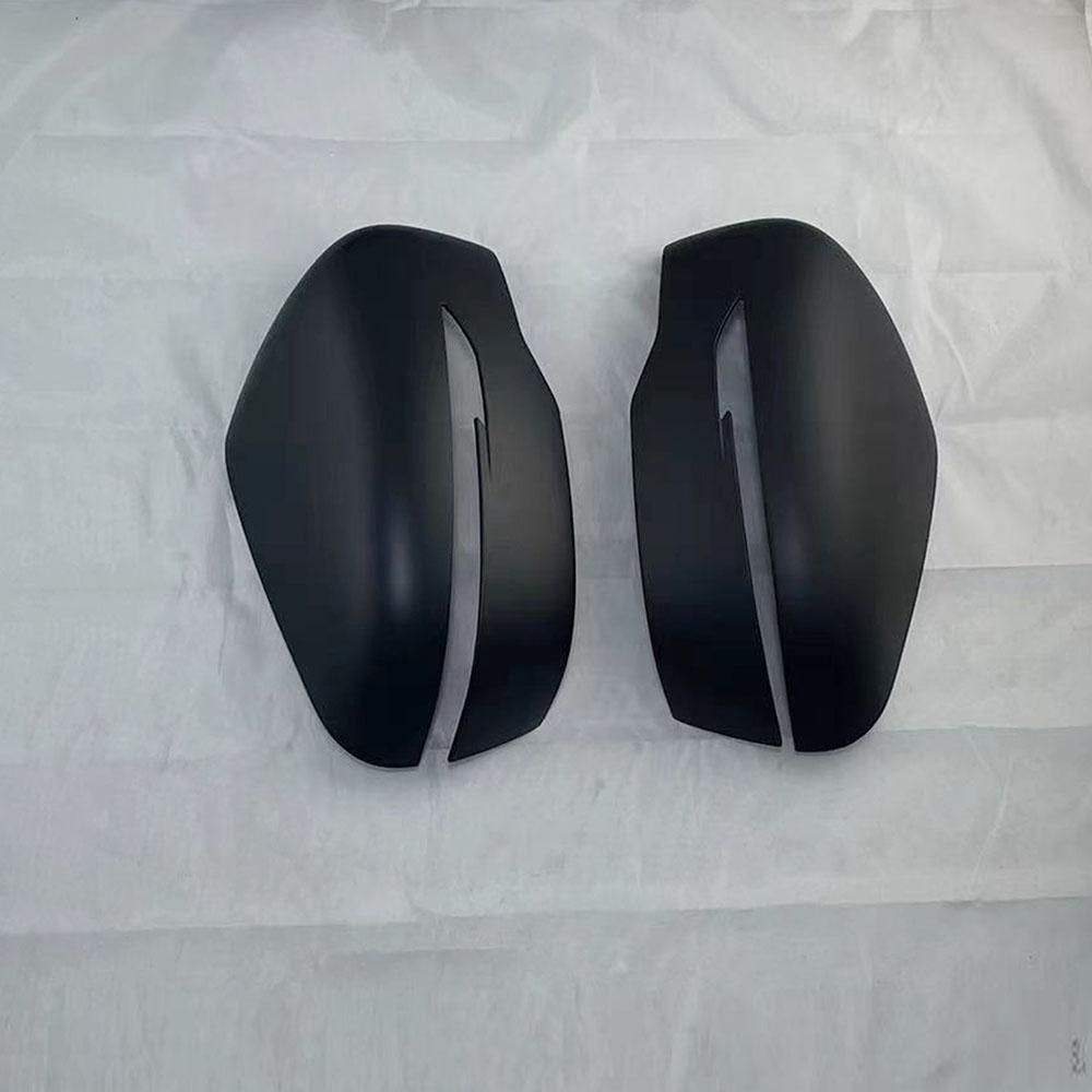 Комплект матовых черных накладок на зеркала заднего вида, 1 пара, подходит для Nissan Navara NP300 2014-2020