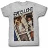 Bill and Ted Excellent Gray Heather Adult T-Shirt
